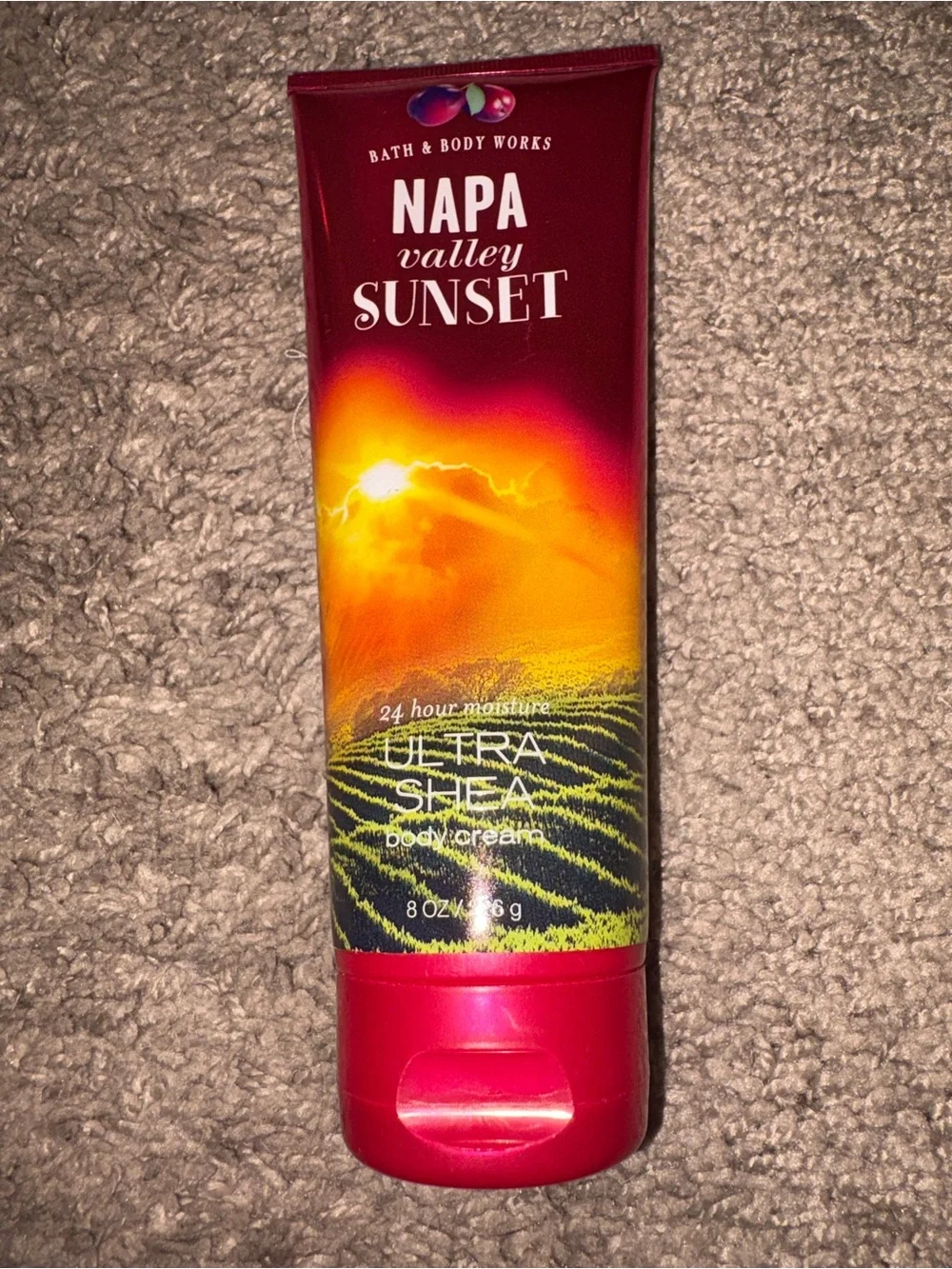 Bath & Body Works Napa Valley Sunset Body Cream - Red, Orange, Yellow